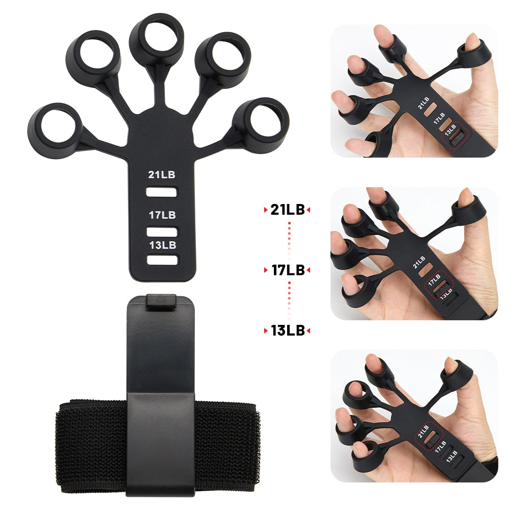 6-Level Finger Exerciser & Hand Gripper