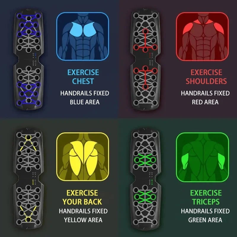 Multi-Function Foldable Push-Up Board