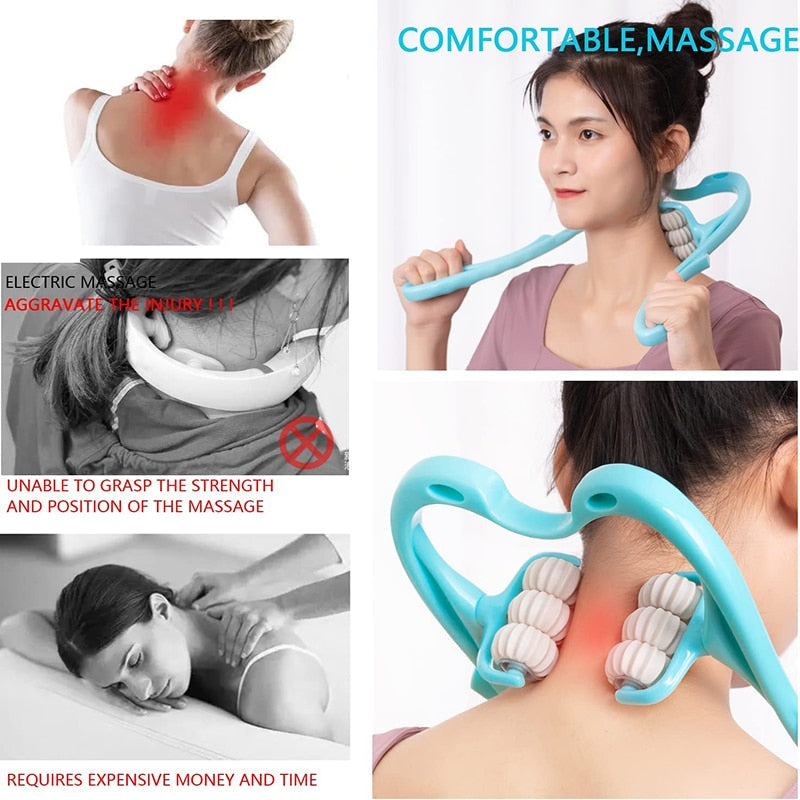 Handheld Neck & Shoulder Massage Roller
