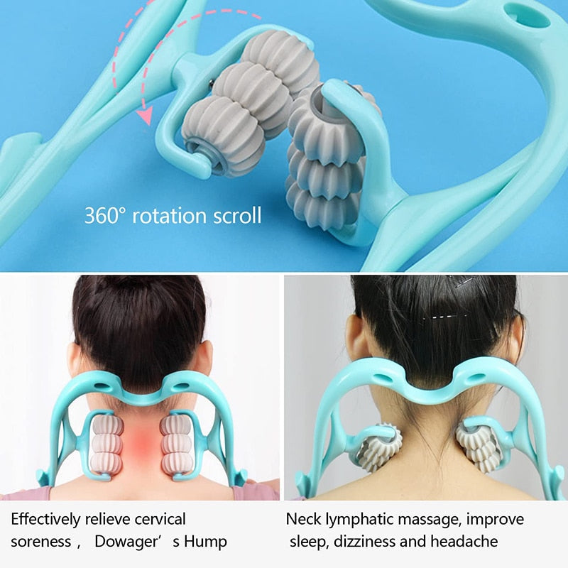 Handheld Neck & Shoulder Massage Roller